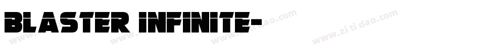 Blaster Infinite字体转换
